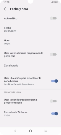 Pulsa el indicador junto a 