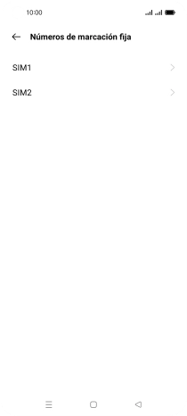 Pulsa la tarjeta SIM deseada.