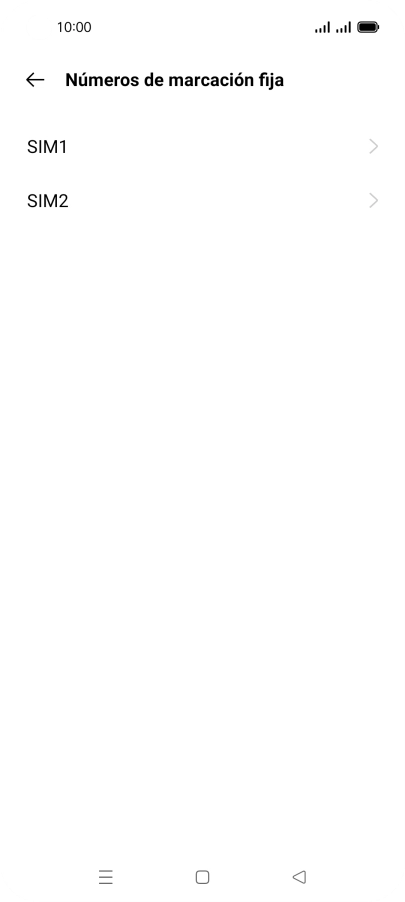 Pulsa la tarjeta SIM deseada.