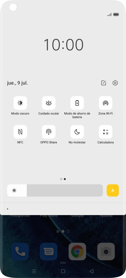 Pulsa Modo de ahorro de batería para activar la función.