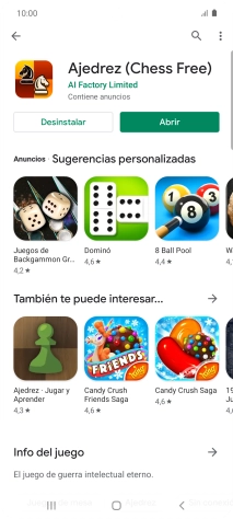 Pulsa la tecla de inicio para terminar y regresar a la pantalla de inicio.