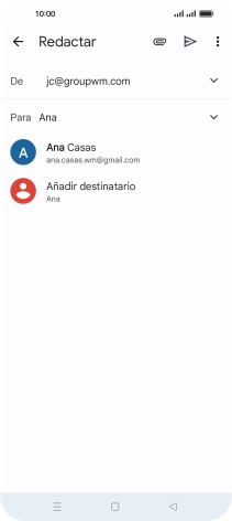 Pulsa el contacto deseado.