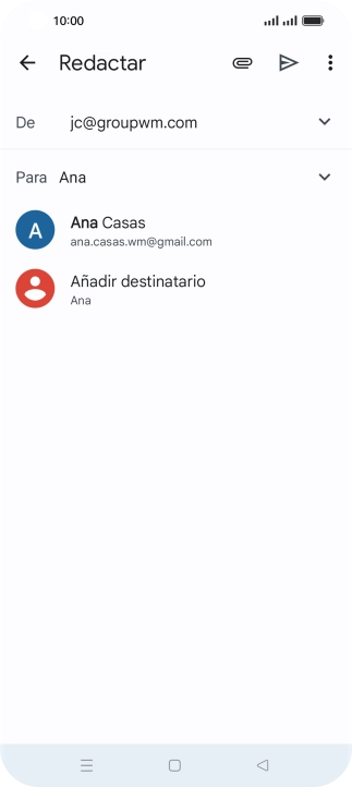 Pulsa el contacto deseado.