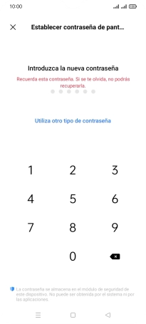 Pulsa Utiliza otro tipo de contraseña.