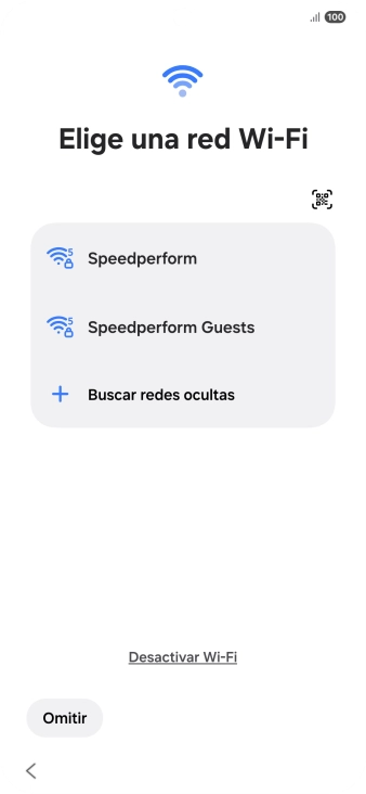 Pulsa la red wifi deseada.