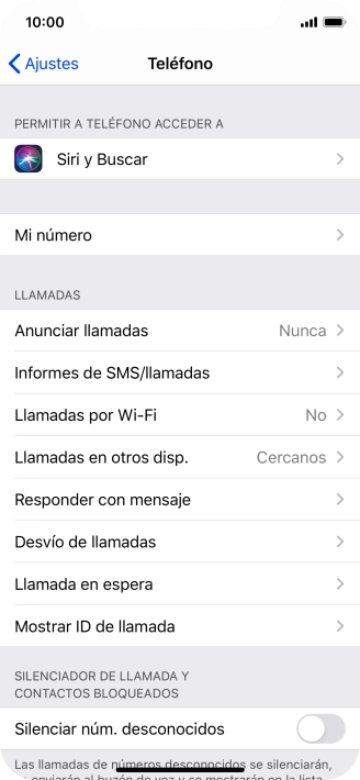 Pulsa Anunciar llamadas.