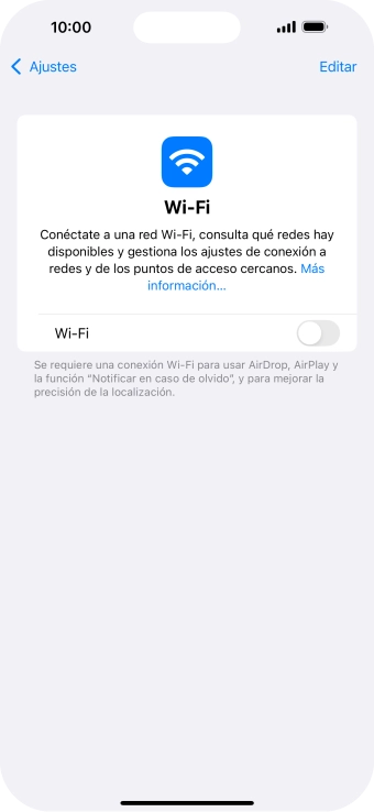 Pulsa el indicador junto a 