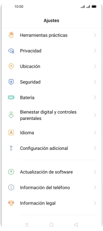Pulsa Configuración adicional.