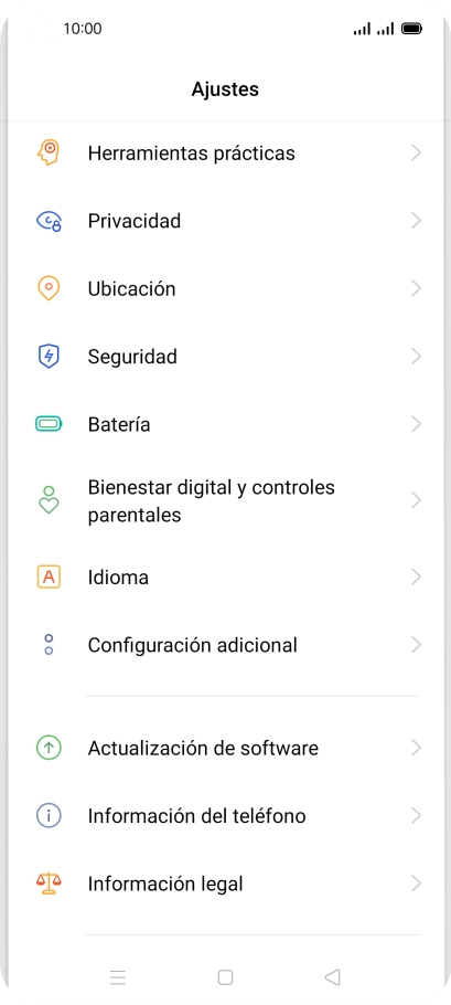 Pulsa Configuración adicional.