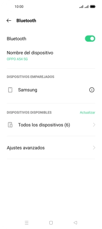 Pulsa la tecla de inicio para terminar y regresar a la pantalla de inicio.