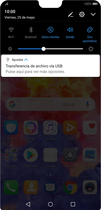 Pulsa Pulse aquí para ver más opciones..