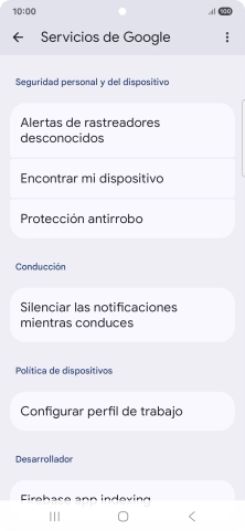 Pulsa Encontrar mi dispositivo.