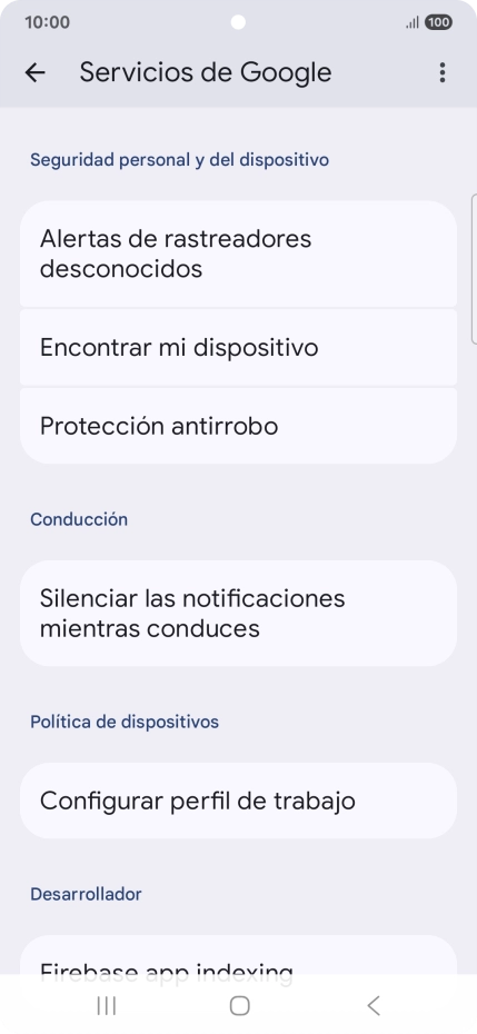Pulsa Encontrar mi dispositivo.