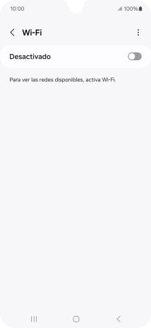 Pulsa el indicador para activar la función.