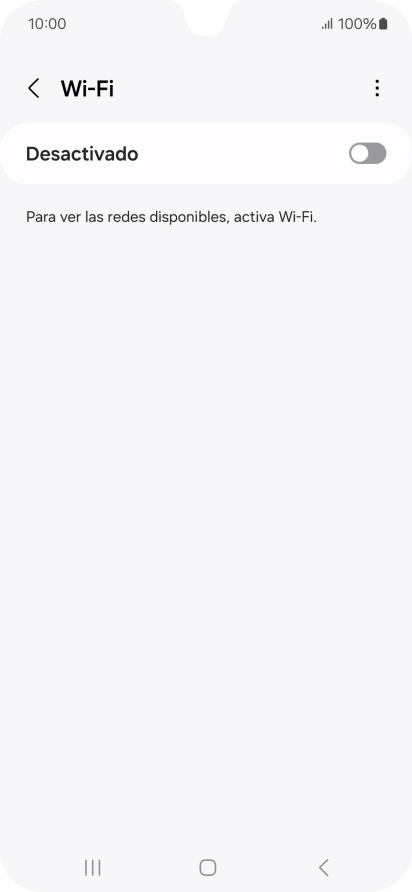 Pulsa el indicador para activar la función.