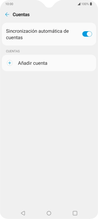 Pulsa Añadir cuenta.