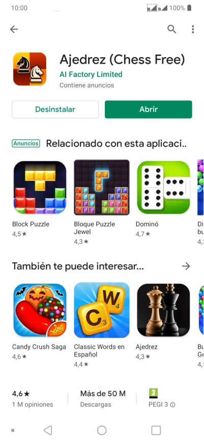 Pulsa la tecla de inicio para terminar y regresar a la pantalla de inicio.