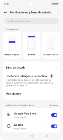Pulsa la lista desplegable junto a 