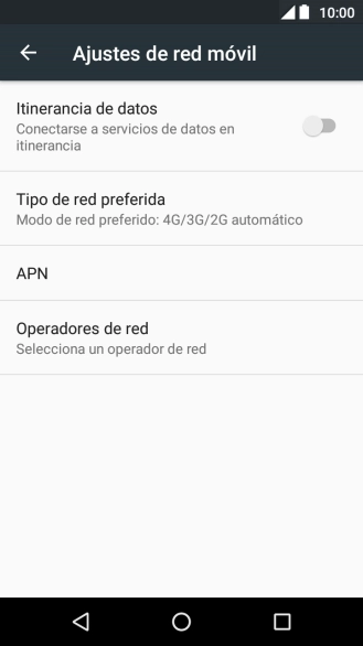 Pulsa Operadores de red.
