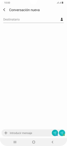 Pulsa en el campo de búsqueda e introduce las primeras letras del nombre del destinatario deseado. Pulsa en el campo de búsqueda e introduce las primeras letras del nombre del destinatario deseado.