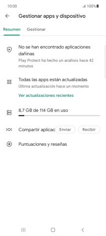 Pulsa Gestionar.