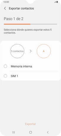 Pulsa el nombre de la tarjeta SIM.