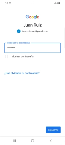 Pulsa Siguiente.