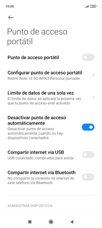 Pulsa el indicador junto a 