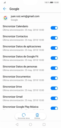 Pulsa la tecla de inicio para terminar y regresar a la pantalla de inicio.