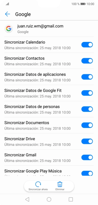 Pulsa la tecla de inicio para terminar y regresar a la pantalla de inicio.