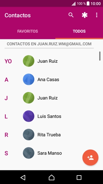 Pulsa el icono de menú.
