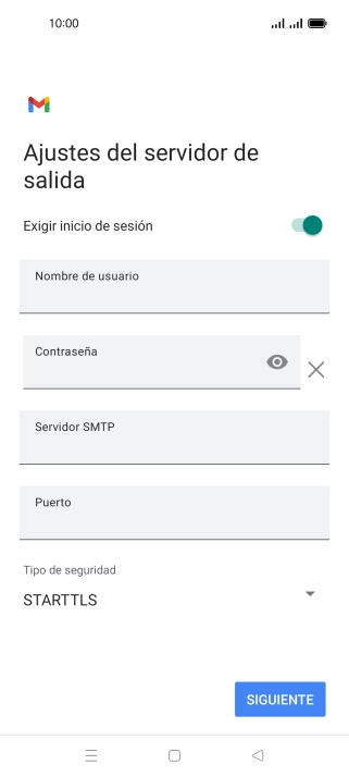 Pulsa el indicador junto a 