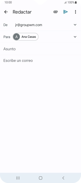 Pulsa Asunto e introduce el asunto deseado.