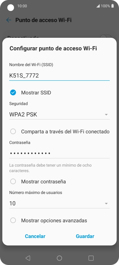 Pulsa en el campo bajo 