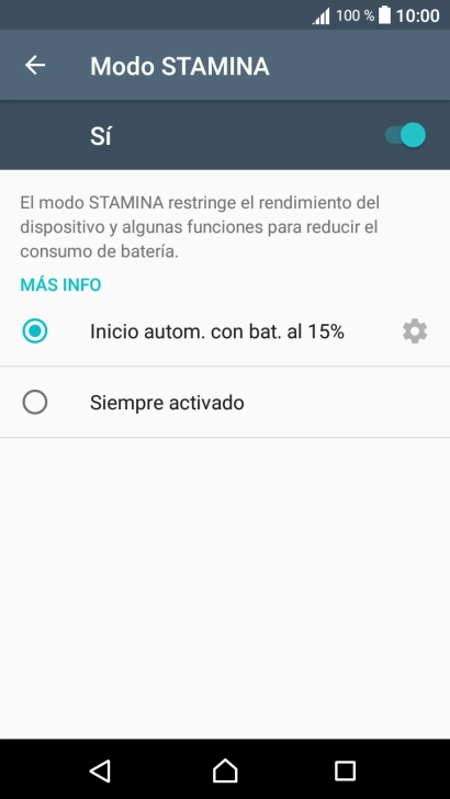 Pulsa el ajuste deseado. Pulsa el ajuste deseado.