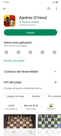 Pulsa la tecla de inicio para terminar y regresar a la pantalla de inicio.