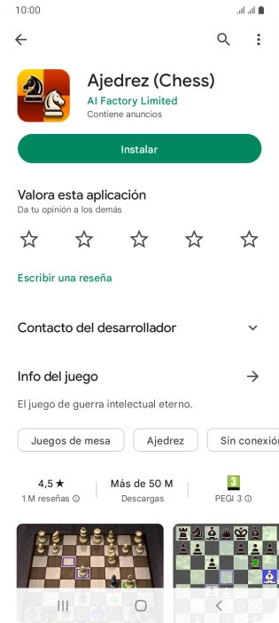Pulsa la tecla de inicio para terminar y regresar a la pantalla de inicio.
