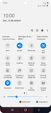Pulsa el icono de ajustes.