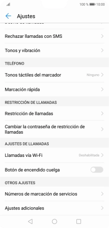 Pulsa Ajustes adicionales.