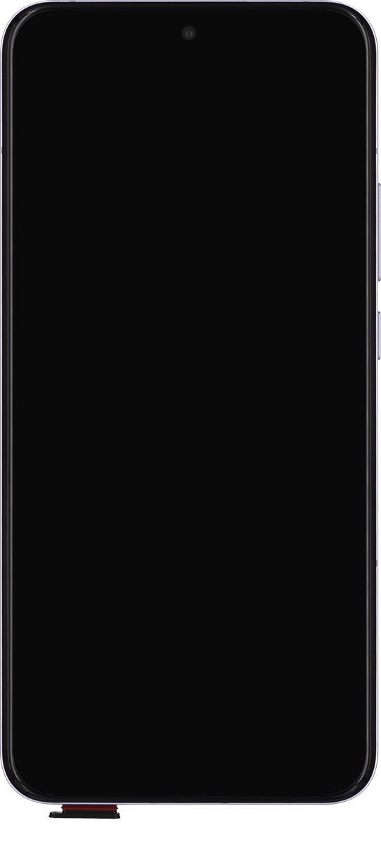 Retira el contenedor de la tarjeta SIM del teléfono.