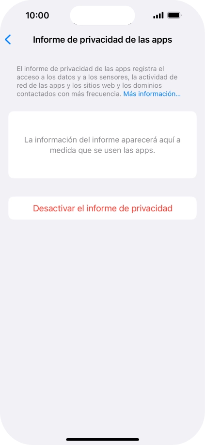 Desliza el dedo hacia arriba desde la parte inferior de la pantalla para terminar y volver a la pantalla de inicio.