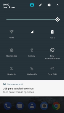 Pulsa el icono de ajustes.