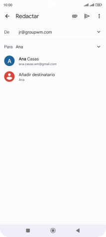 Pulsa el contacto deseado. Pulsa el contacto deseado.