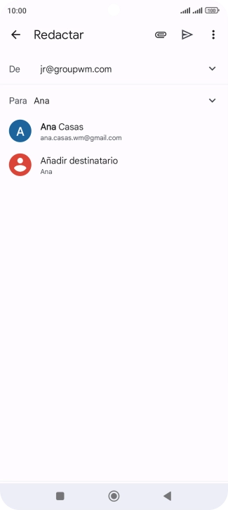 Pulsa el contacto deseado. Pulsa el contacto deseado.