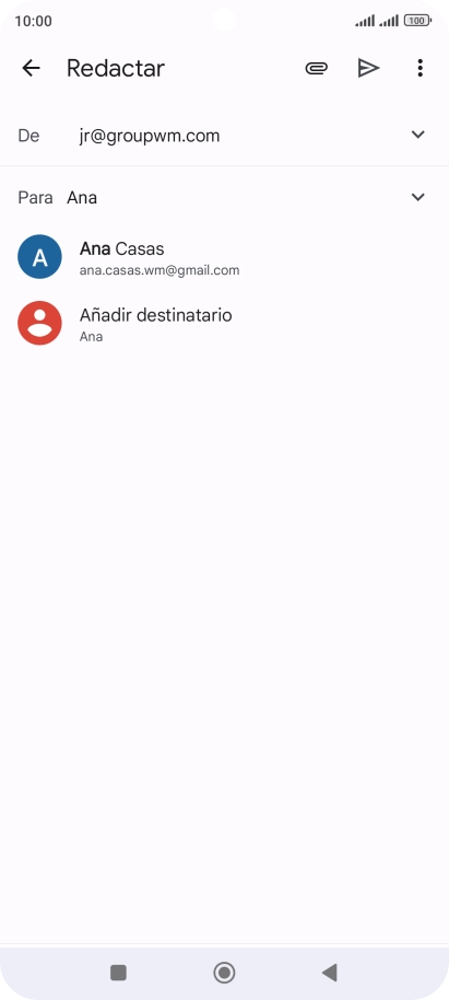 Pulsa el contacto deseado. Pulsa el contacto deseado.