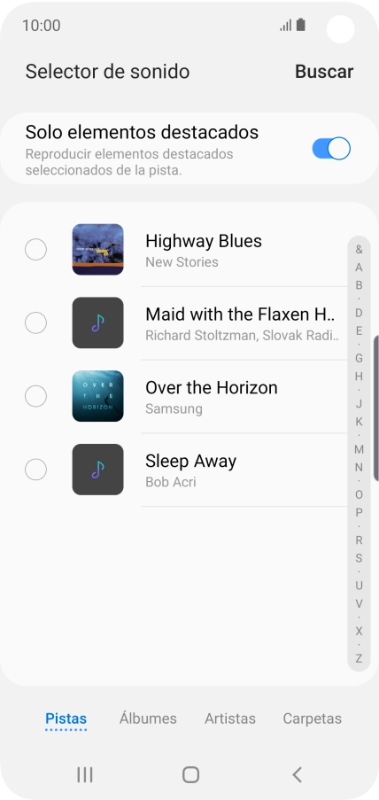Pulsa los timbres de llamada deseados para escucharlos. Pulsa los timbres de llamada deseados para escucharlos.
