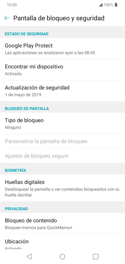 Pulsa la tecla de inicio para terminar y regresar a la pantalla de inicio.