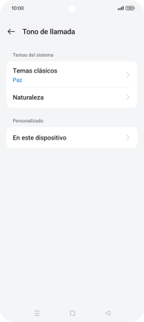 Pulsa la categoría deseada. Pulsa la categoría deseada.