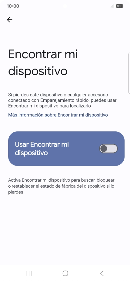 Pulsa el indicador junto a 