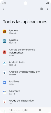Pulsa la app deseada.